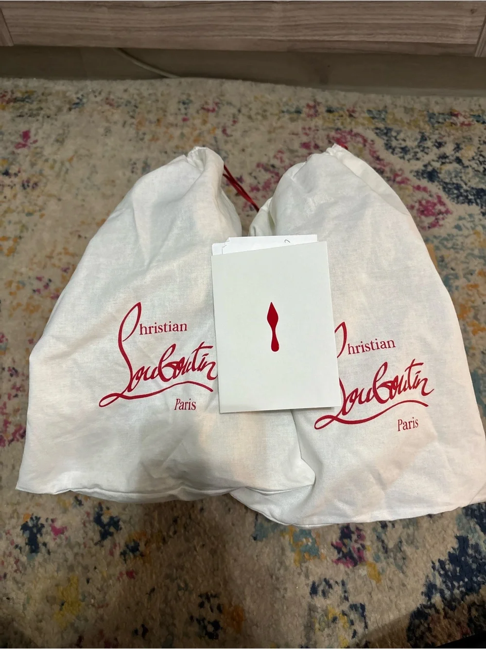 Christian Louboutin Yellow and White